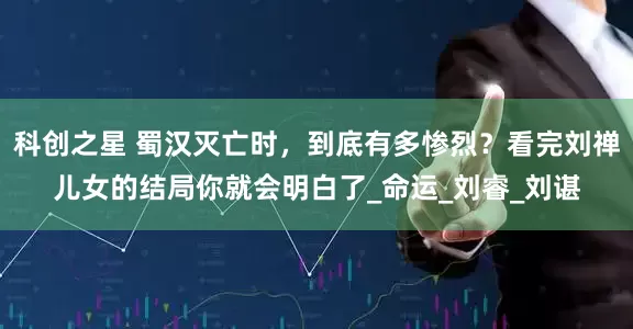 科创之星 蜀汉灭亡时，到底有多惨烈？看完刘禅儿女的结局你就会明白了_命运_刘睿_刘谌